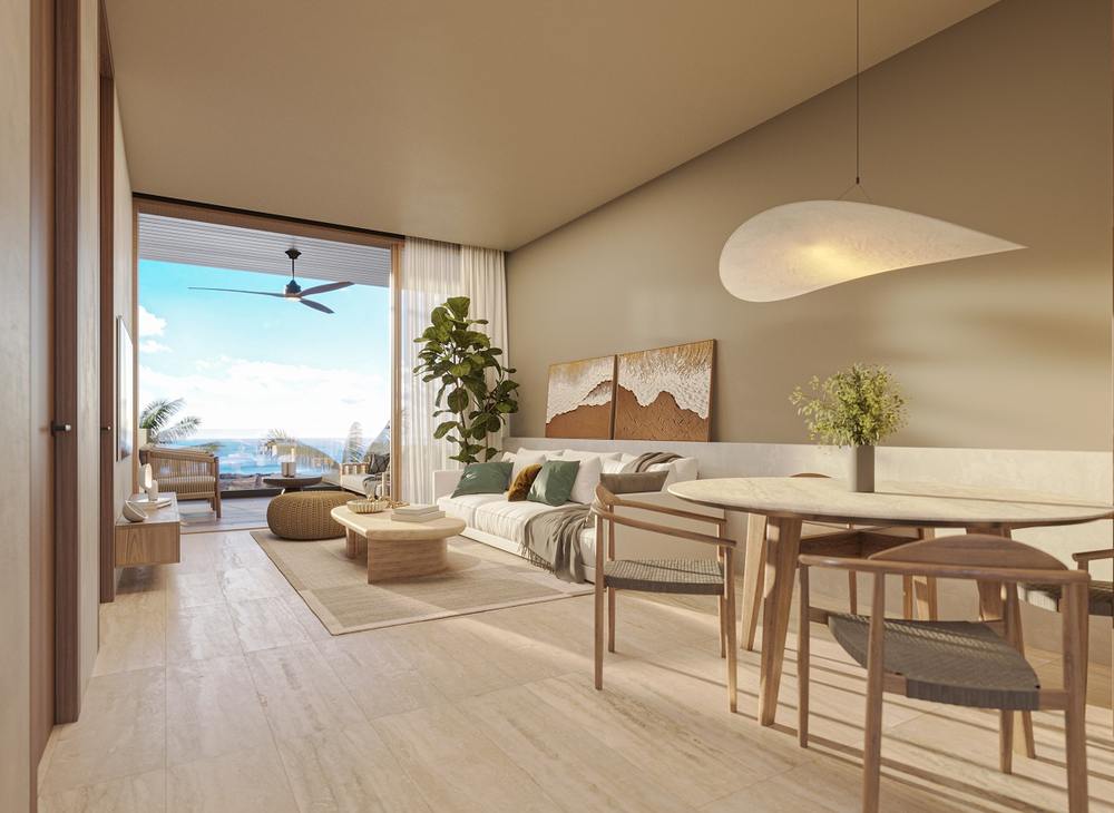 Designer condo interior at Bonita Cap Cana
